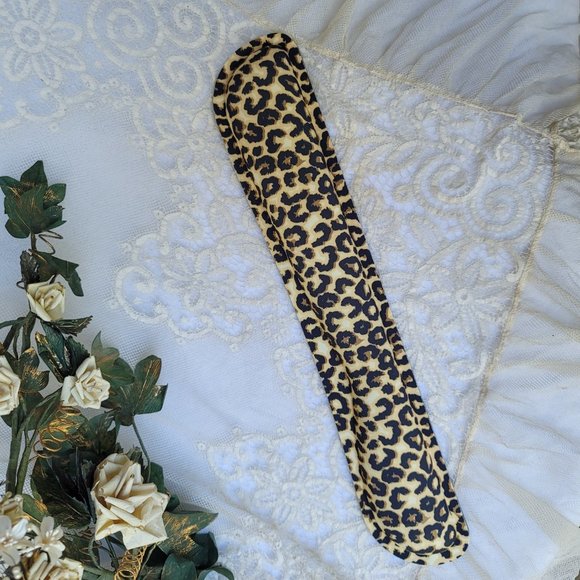 Wrist rest soft microfiber Leopardi print fabric gel cushion pressure relieving - Picture 5 of 5